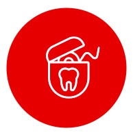 Rengjør mellom tennene daglig