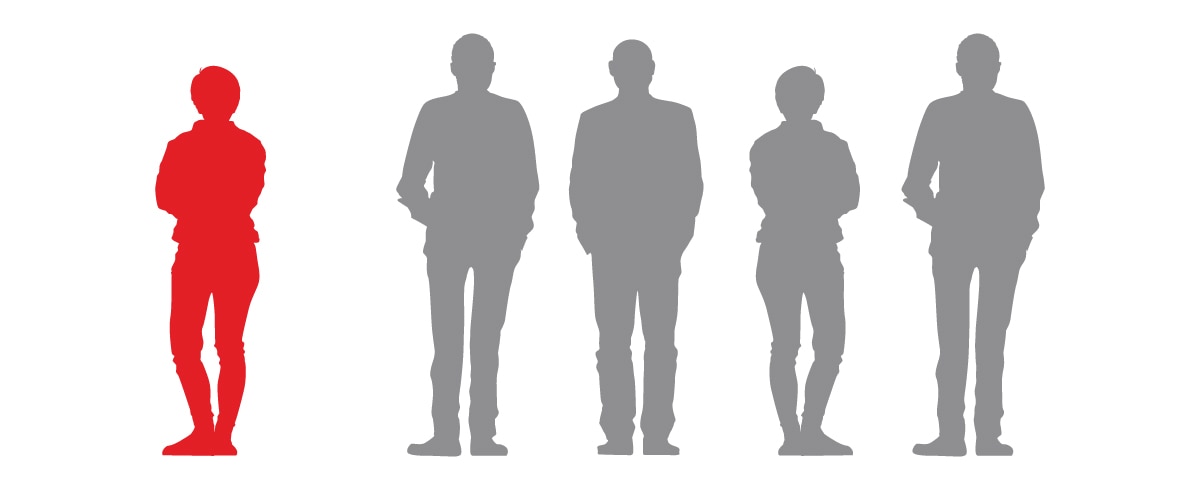 silhuetter av personer